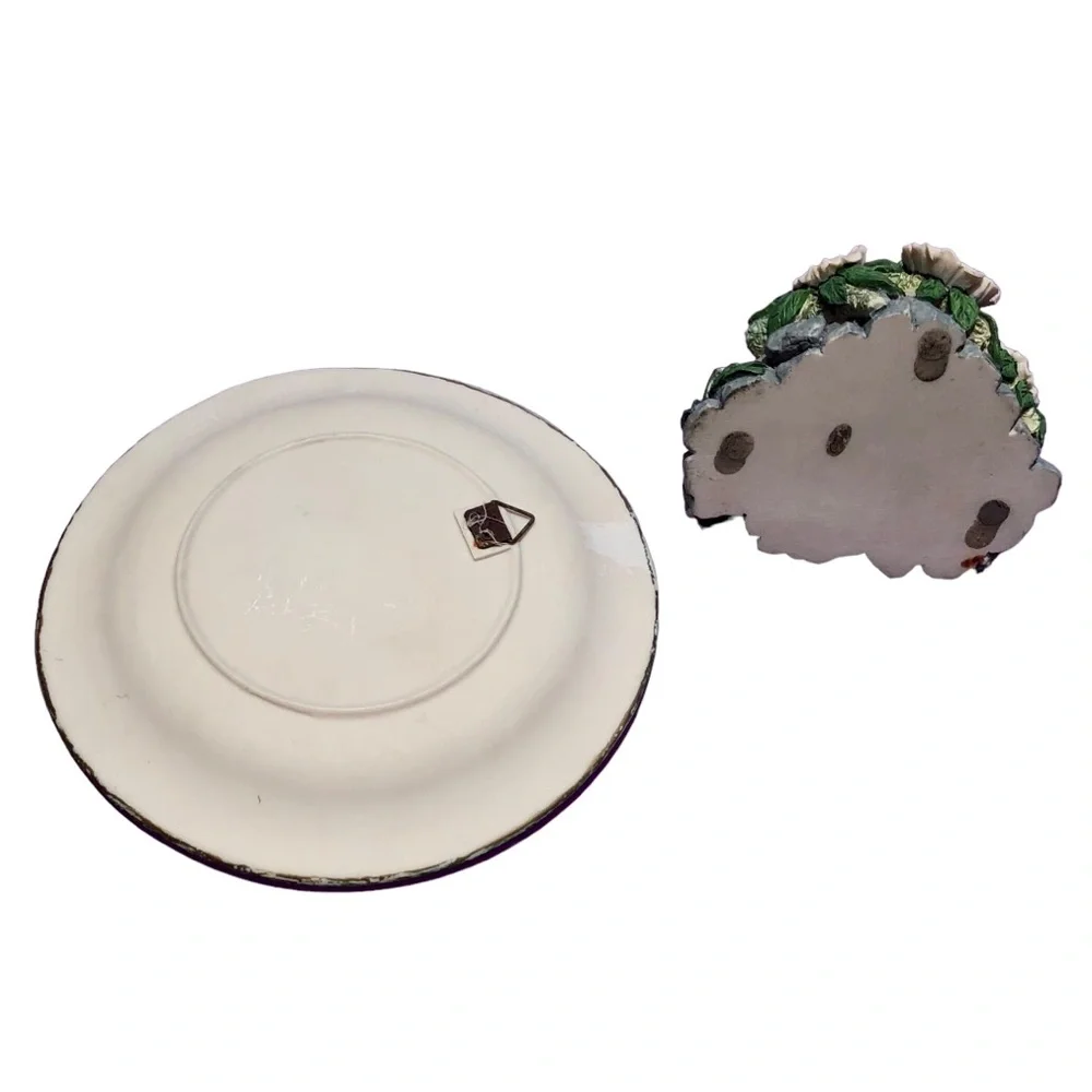 3D Bluebird Collectors Plate with Stand - Picture 6 of 7